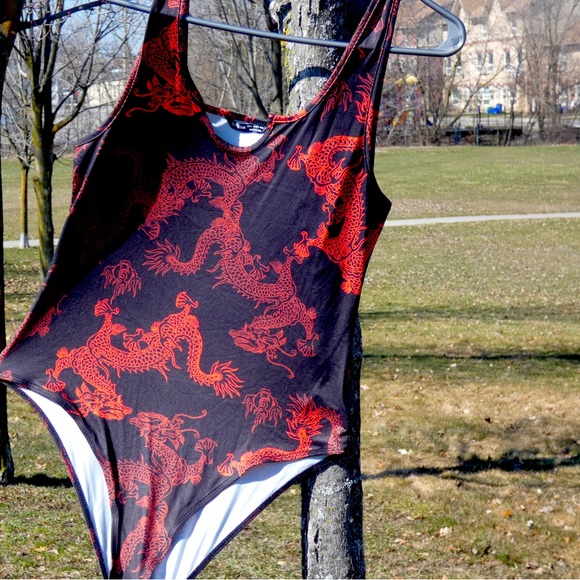 SHEIN Dragon Bodysuit - Picture 2 of 4